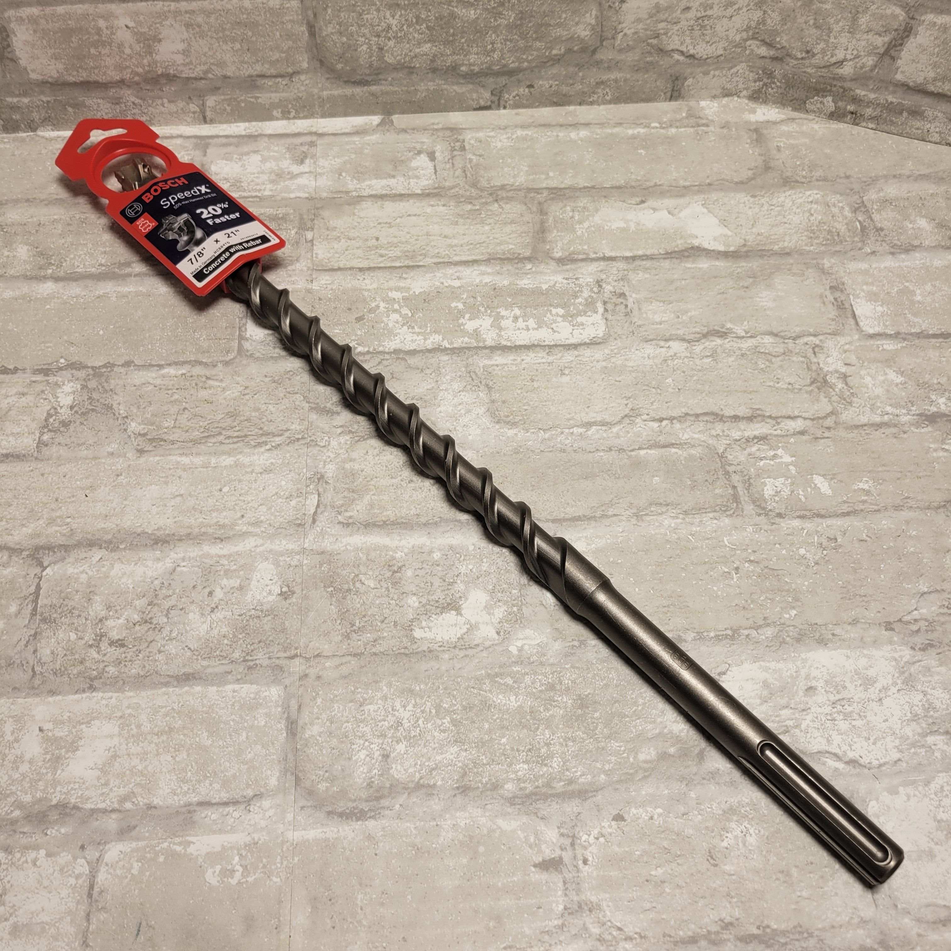 Bosch 7/8 in. x 16 in. x 21 in. SDS-MAX Speed-X Carbide Rotary Hammer Drill Bit (8129889992942)